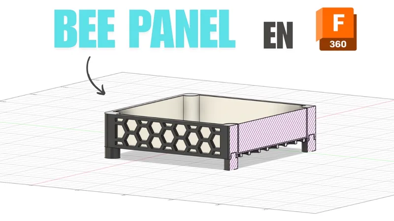 Pieza diseñada desde cero en Fusion 360 durante el tutorial básico