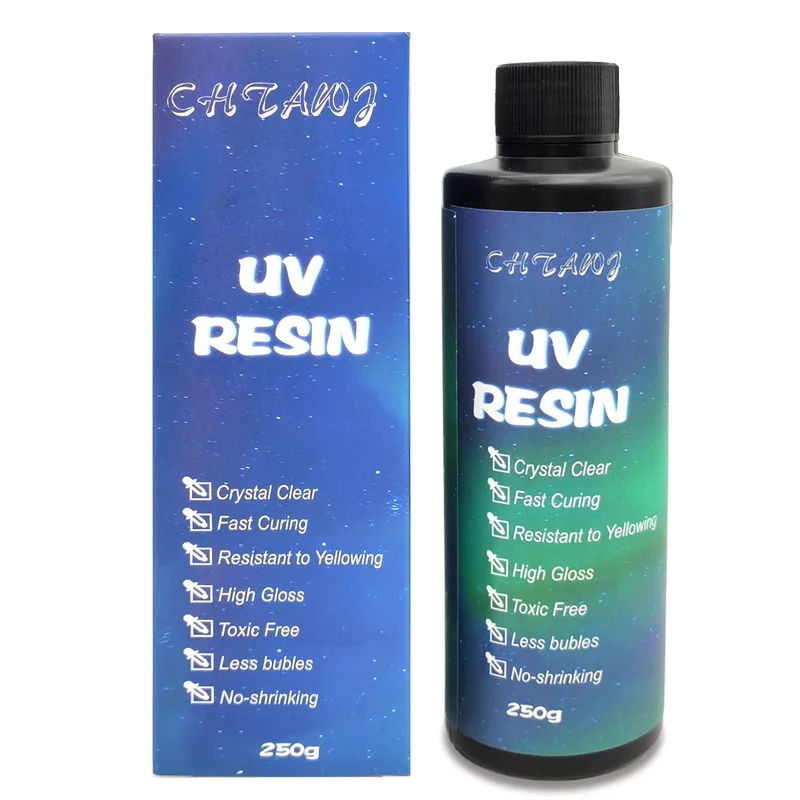 Resina UV transparente tipo duro 250 g (CHTAWJ)